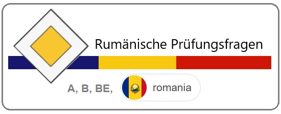 Prüfungsfragen Rumänien für Autoführerschein